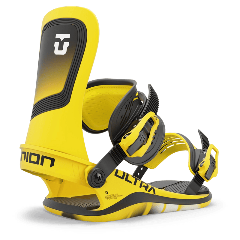 Yellow Union Ultra Snowboard Bindings