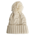 Front view of the Billabong Cozy Up Beanie - Womens in White Cap