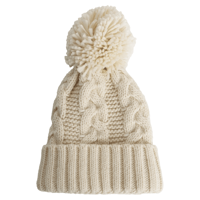 Front view of the Billabong Cozy Up Beanie - Womens in White Cap