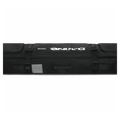 Close view of the Dakine Boundary Ski Roller Bag in Black colourway, unisex's model