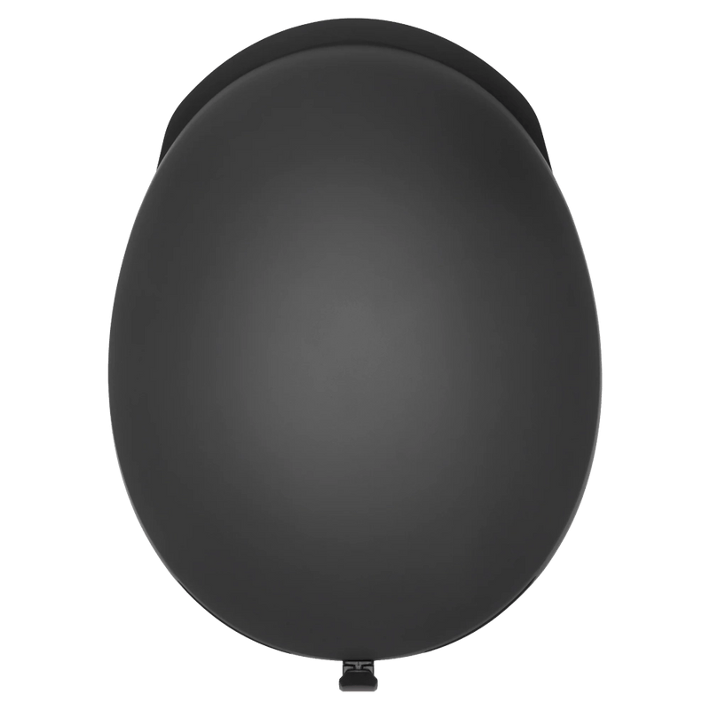 Top view of the Smith Scout Helmet in Matte Black colourway, unisex's model