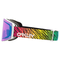 Side view of the Oakley Fall Line XL Goggles in Bengal White, Prizm Iced lens, unisex model