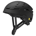 Main view of the Smith Summit MIPS Helmet in Matte Black colourway, unisex's model
