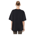 Back view of the PE NATION Altitude Tee Washed Black Tee, 26/27 Womens's model