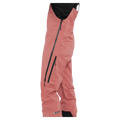 Side view of the Armada Rayleigh 3L Bib in Faded Rose colourway, women's model