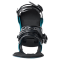 Top view of the Burton Cartel Bindings in Evergreen colourway, mens/unisex's model