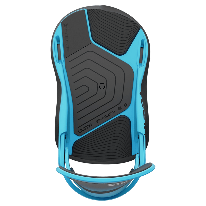 Blue Union Ultra Snowboard Bindings birdseye view