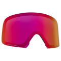 Main view of the Anon M6 Lens in PERCEIVE SUN RED colourway, unisex's model