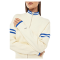 Close view of the PE NATION Odyssey Knit Cardigan Whisper White Jacket, 26/27 Womens's model