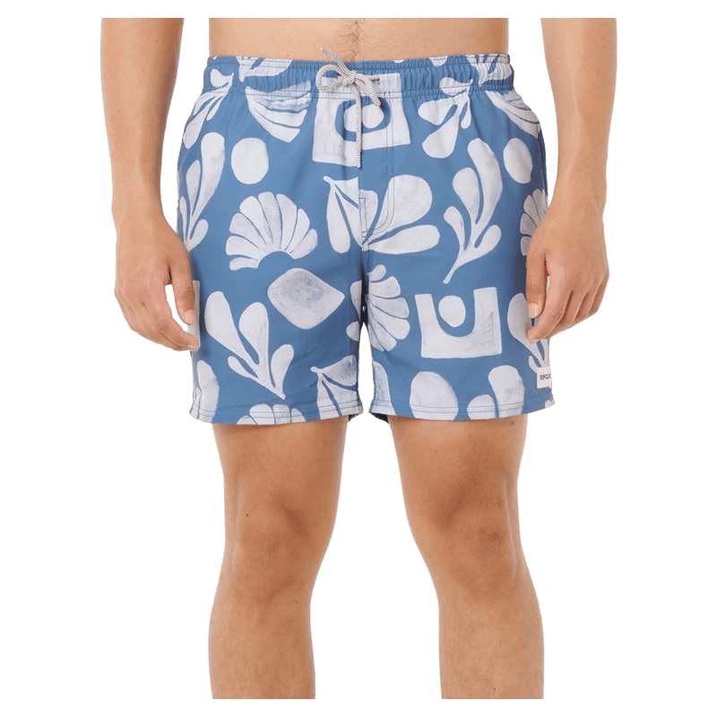 Front view of the Rip Curl Fun Times Shorts in White colourway, men's model