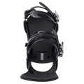 Top view of the Burton Cartel Bindings in True Black colourway, mens/unisex's model