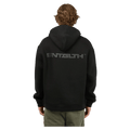 Back view of the St Goliath Sensor Hoodie in Black colourway, men's model
