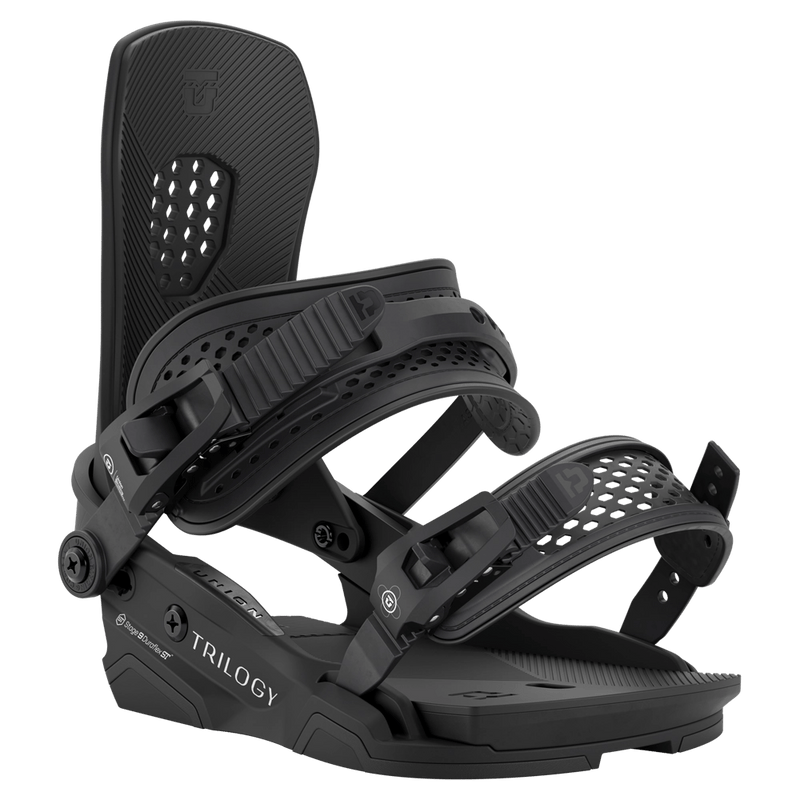 Union Trilogy Snowboard Bindings Strap View Black