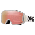 Main view of the Oakley Line Miner XS Goggles in Cool Grey, Prizm Rose Gold lens, kids model