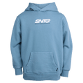 Main view of the St Goliath Challenger Hoodie in Mid Blue colourway, kids's model