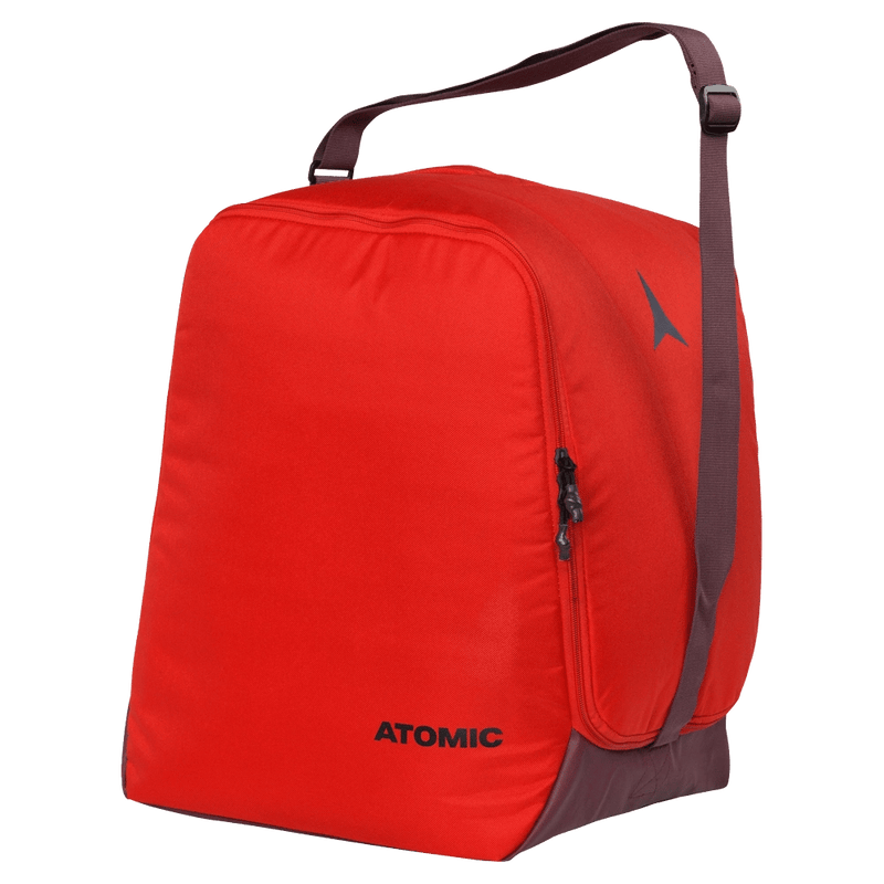 View of the Atomic Boot + Helmet Bag in Red