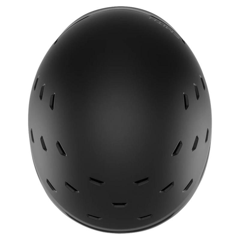 Top view of the Smith Summit MIPS Helmet in Matte Black colourway, unisex's model