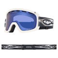 Spare lens view of the Dragn D1 Goggles in Beyond Medals, LL Dark Smoke lens, unisex model