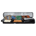 Inside view of the Dakine Row Roller SB Bag in Black colourway, unisex's model