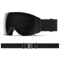 All-black Smith I/O Mag XL snow goggles with a dark lens and adjustable strap showing the Smith logo.