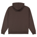 Back view of the Billabong Adiv Slant Pop Hoodie in Chocolate