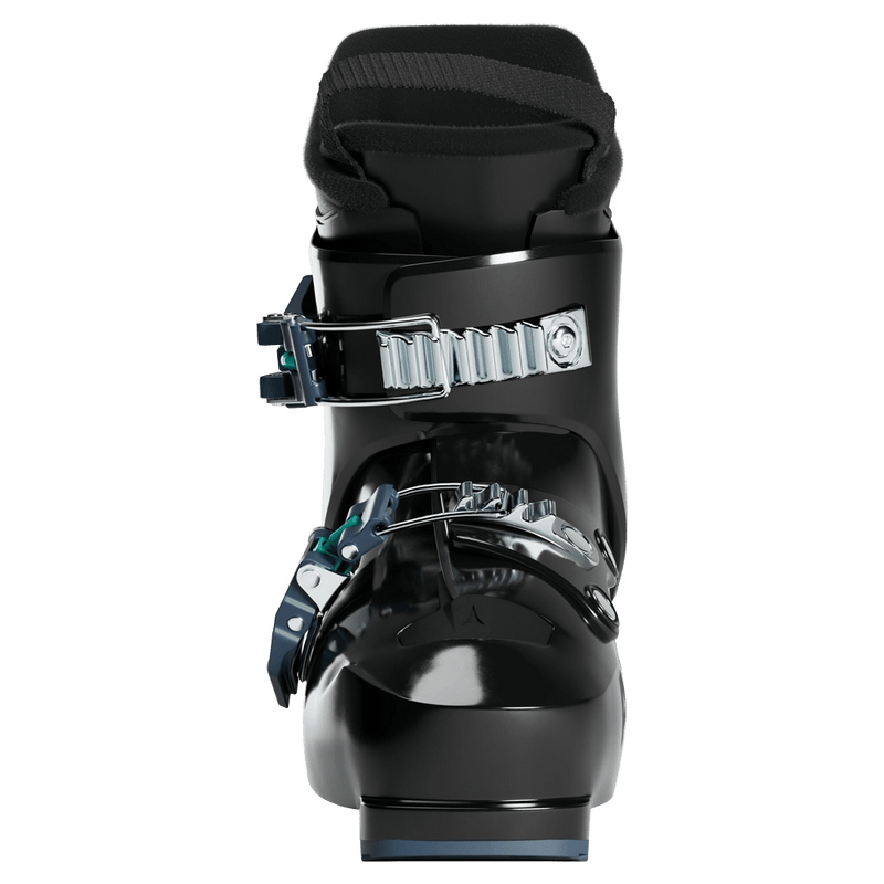 Front view of the Atomic Hawx 2 Ski Boots - Kids in Black Teal
