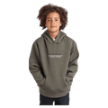 Front view of the St Goliath Freestyle Hoodie in Khaki colourway, kids's model