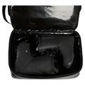 Inside view of the Burton Gig 70L Duffle Bag in True Black colourway, unisex's model