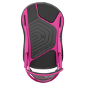 Hot Pink Union Ultra Snowboard Bindings - Womens Birdseye View