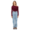 Ashton Knit Layered L/S Top - Womens