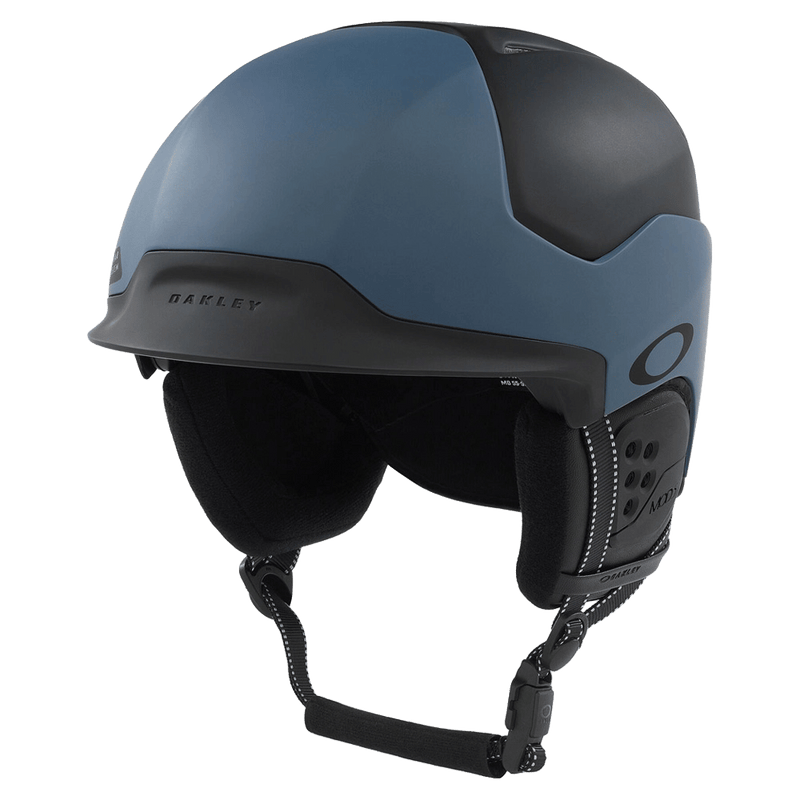 Front side view of the Oakley Mod 5 MIPS Helmet in Dark Blue