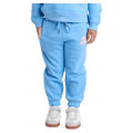 Front view of the Eve Girl Sport Club Track Pant in Blue colourway, toddler's model