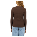 Button Up Long Sleeve Tee - Womens