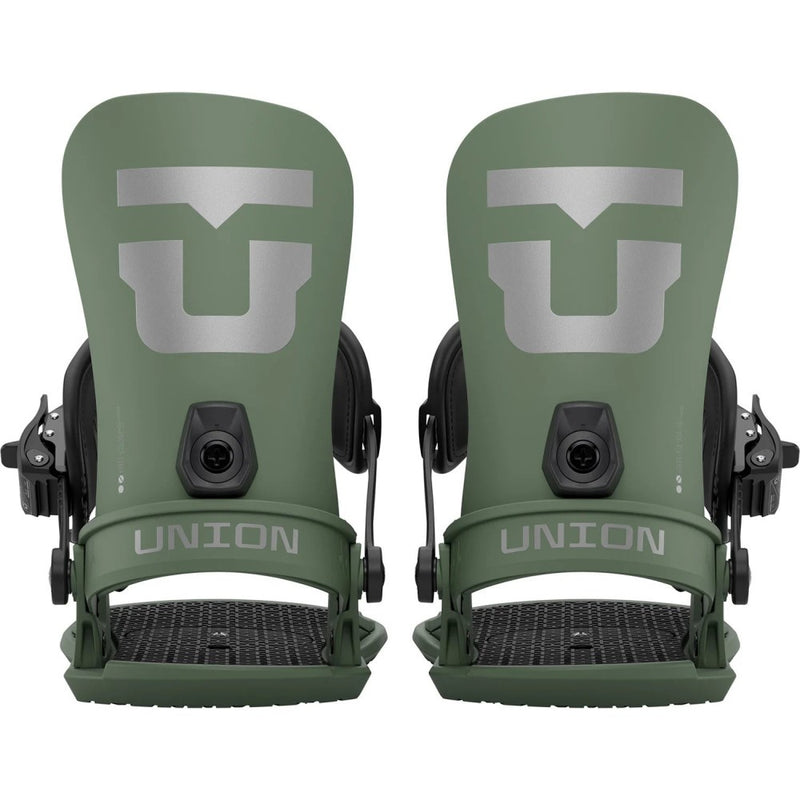 Army Green Union Strata Snowboard Bindings