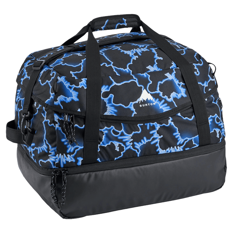 Main view of the Burton Gig 70L Duffle Bag in Glow colourway, unisex's model