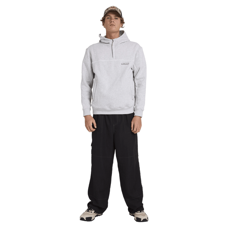 Front view of man wearing the Billabong Adiv Slant Pants in Black