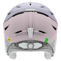 Back view of the Smith Liberty Mips Helmet in Matte Lunar Fog and Blush colourway, unisex's model