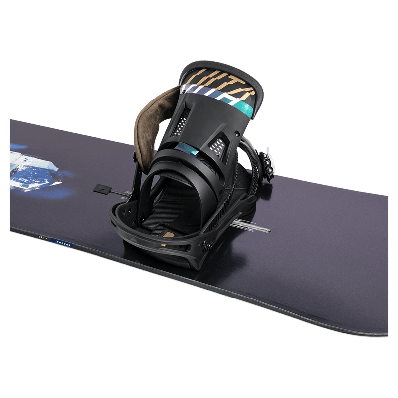 Burton Malavita Snowboard Bindings on board