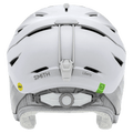 Back view of the Smith Liberty Mips Helmet in Matte White colourway, unisex's model