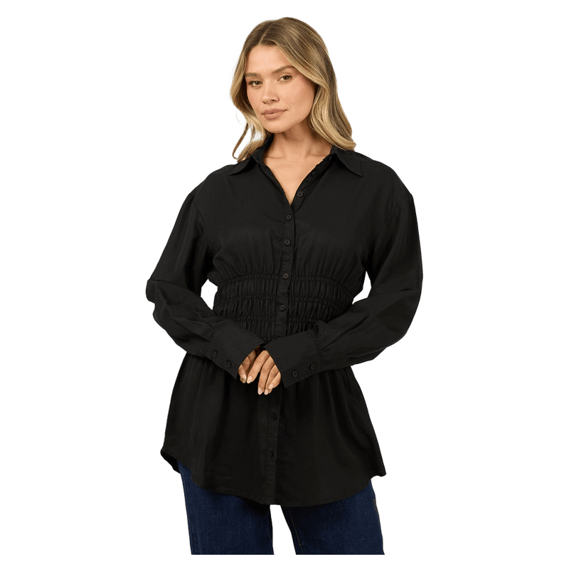 Ruched Shirt - Womens