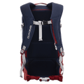 Back view of the Dakine Heli Pro 24L Backpack in NAVAL ACADEMY colourway, unisex's model