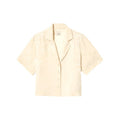 Silky S/S Jacquard Button Down Shirt - Womens