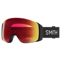 Main view of the Smith 4D MAG Goggles in Black, Photochromic Red Mirror lens, unisex model