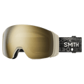 Main view of the Smith 4D MAG Goggles in Chalk Space Invader, Sun Black lens, unisex model