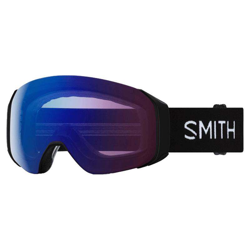 Main view of the Smith 4D Mag S Goggles in Black, Photochromic Rose Flash lens, unisex model