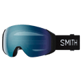 Main view of the Smith 4D Mag S Goggles in Black, Everyday Blue Mirror lens, unisex model