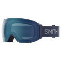 Main view of the Smith I/O Mag Goggles in Royal Navy, Everyday Blue Mirror lens, unisex model