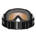 Back view of the Smith I/O Mag AF Goggles in Black, Photochromic Blue lens, unisex model