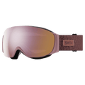 Main view of the Smith IO Mag S Goggles in Dusk Crackle, ChromaPop Everyday Rose Gold Mirror lens, unisex model