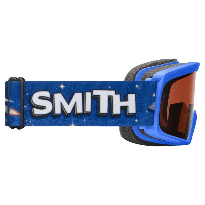 Side view of the Smith Rascal Goggles in Supernova Rockets, RC36 lens, kids model